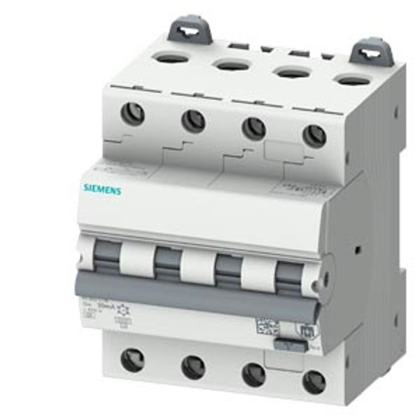 RCBO, 6 kA, 4-pole type A, 300 mA, B char., In: 25 A Un: 400 V image 1