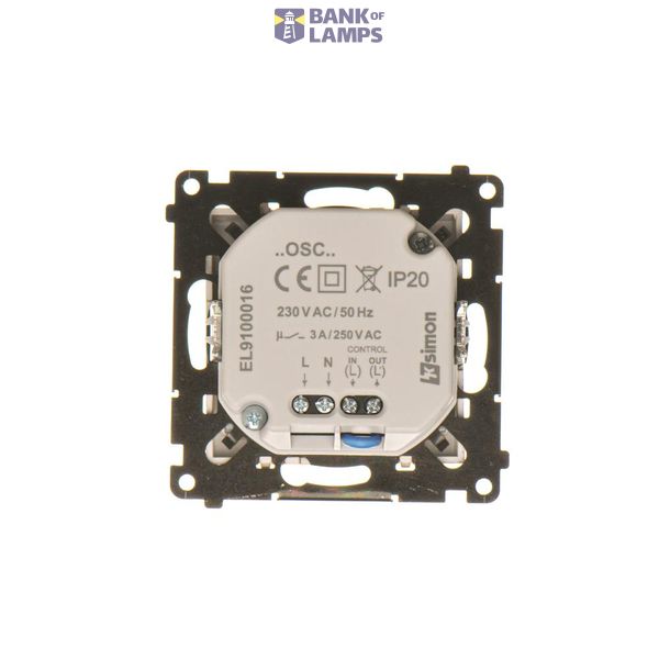 LED luminaire with motion sensor, 230V, (module), Simon 24, IP20, graphite mat, Col. temp.: 3100°K image 1