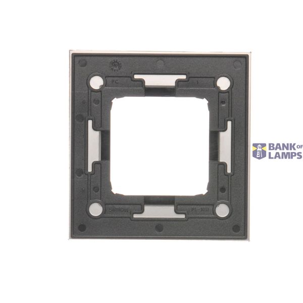 Two gang switch with indicator light, LED not replaceable Color: blue, (module), 10AX, quick connection, black matt image 1