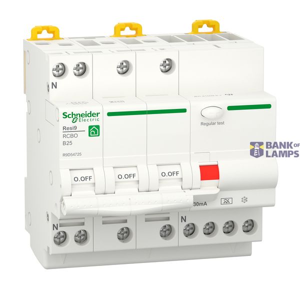 RESI9  3P+N B25 30MA A 6KA image 1