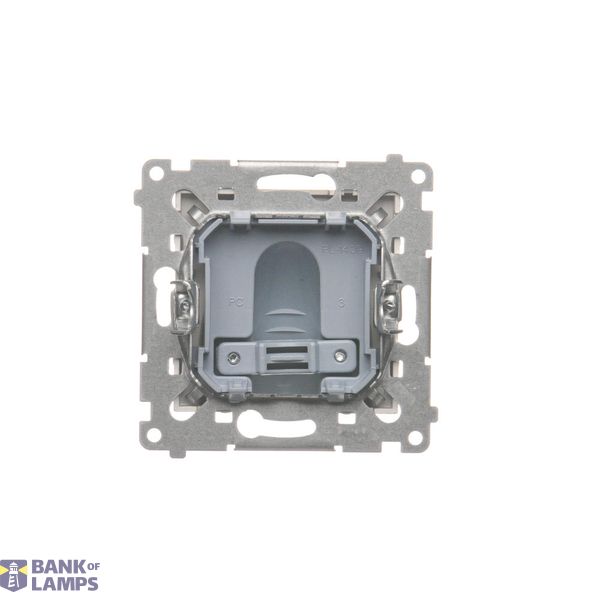 Switch with motion sensor and relay, Silver matt, metalic image 1