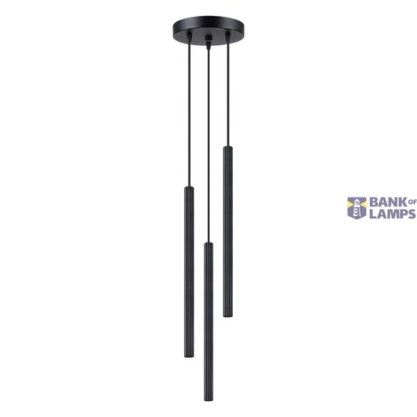 Pendant lamp ARCHE 3P black image 1