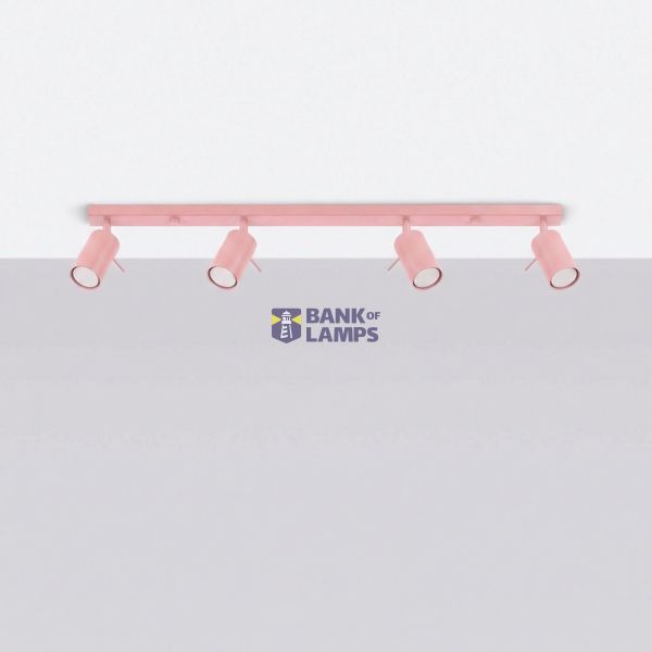 Ceiling lamp RING 4L pink image 2