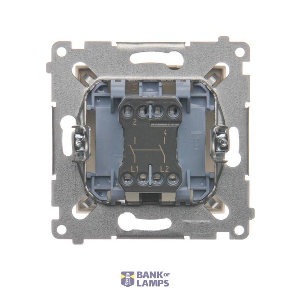 Single surface mounted box, anthracite, metalic image 1