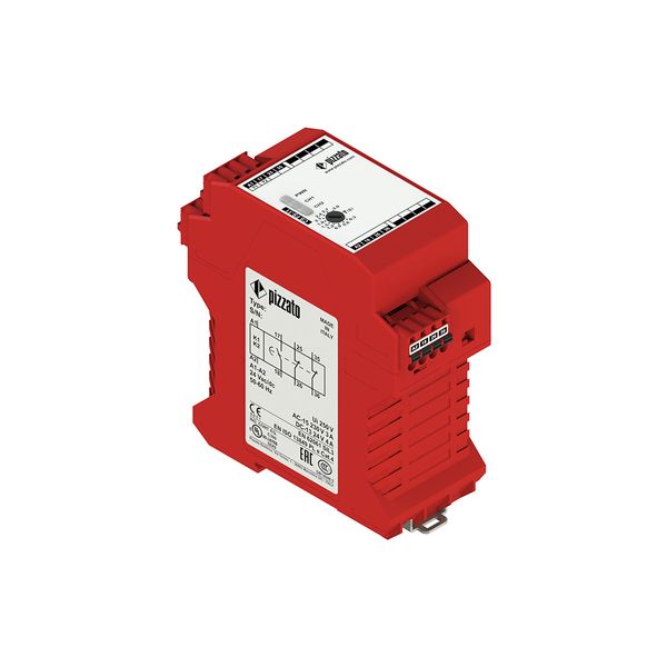 Safety module 1NO+2NC, delayed at energizing image 1