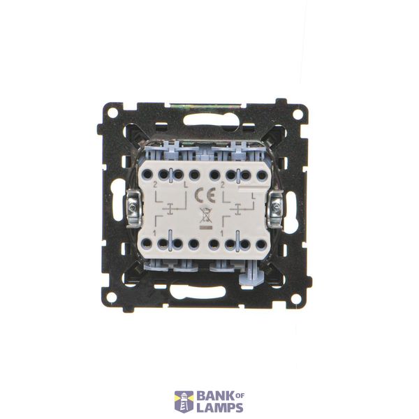 Socket outlet with earthing and shutters, white, 16A image 1