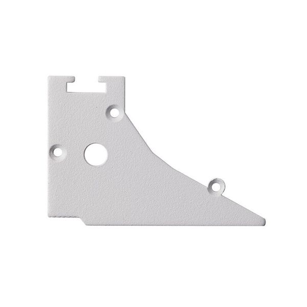 End cap with hole for AV, white color, 1 pc image 1
