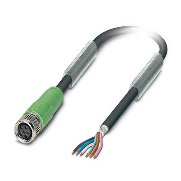 SAC-6P- 1,5-PUR/M 8FS SH - Sensor/actuator cable image 1