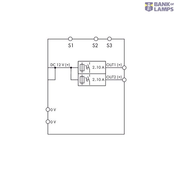 Electronic circuit breaker 2-channel Nominal input voltage: 12 VDC image 2