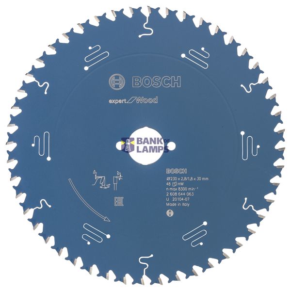 Circular saw blade Expert for Wood 230 x 30 x 2,8 mm, 48 image 1