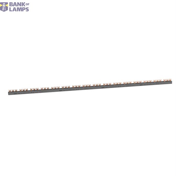 Fork type supply busbar, with 3P for auxiliary, lenght 1 meter for 16 modules image 1
