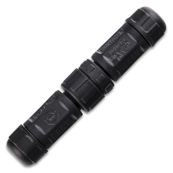 Plug connector + socket, IP67, soldering, M12, 4-pin image 1