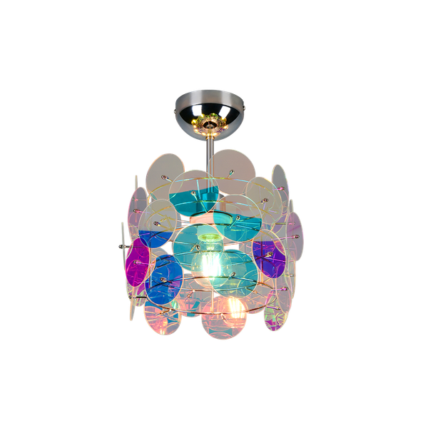 Iride ceiling lamp E27 chrome image 1