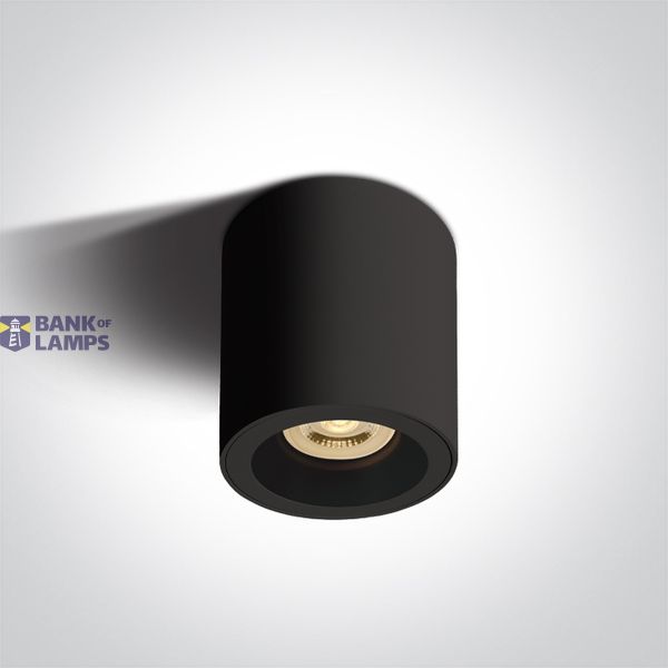 BLACK GU10 10W DARK LIGHT image 1