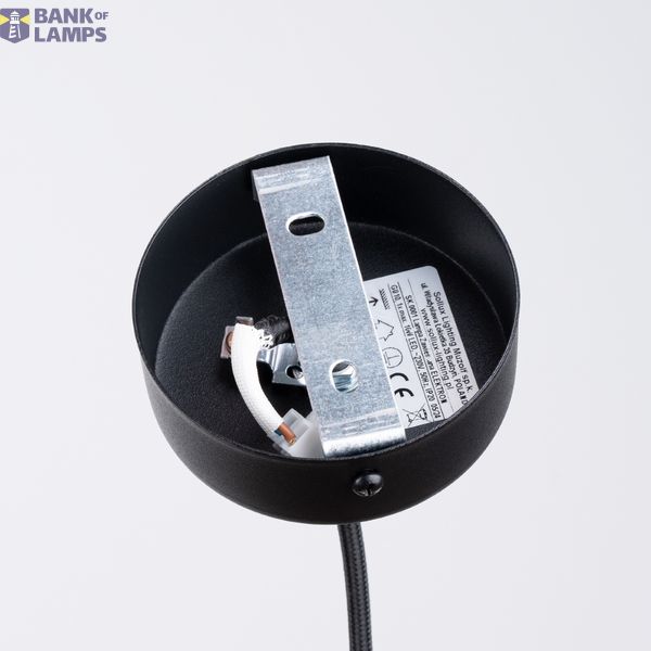 Pendant lamp ELECTRA black concrete image 12