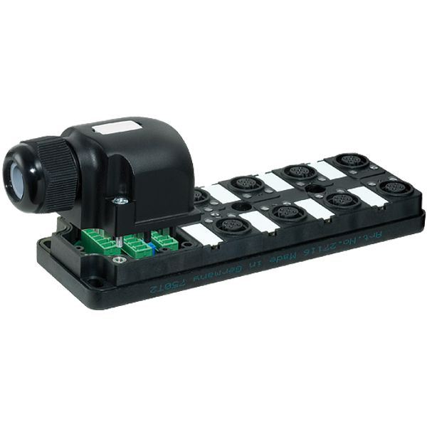 MVP12, 8XM12, 4POLE, PLUG. CAP SCT. Plug. cap, field-wireable image 1