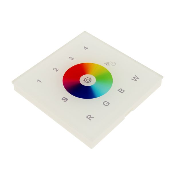 LED RF WiFi Controller Touch RGBW - 4 Zones - white image 1