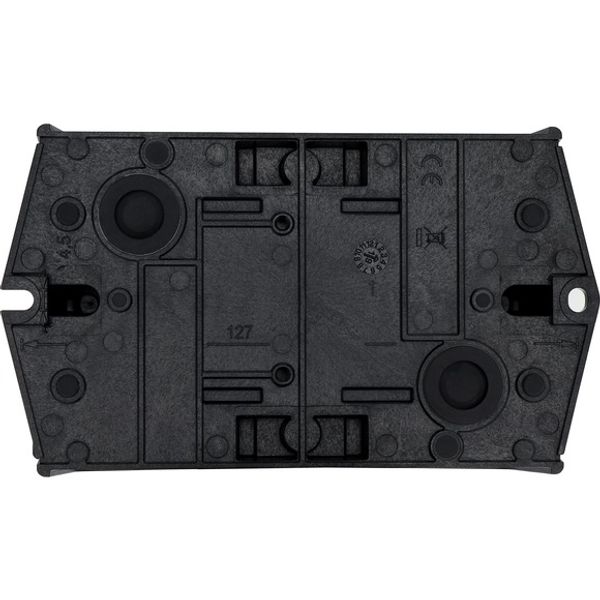 T0-3-15683/I1/SVB-SW Main switch, T0, 20 A, surface mounting, 3 contact unit(s), 3 pole, 2 N/O, 1 N/C, STOP function, With black rotary handle and locking ring, Lockable i image 1
