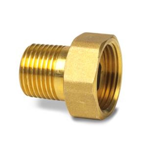 ALN14.156B - "6-port mPICV couplings DZR brass CW602N DN15 (6 pieces incl. gaskets) G ¾ "" - R 0.5 image 1