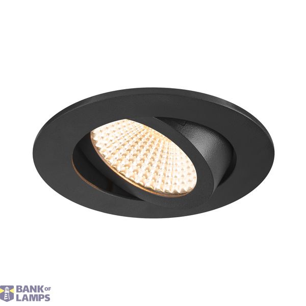 NEW TRIA® UNIVERSAL 68, recessed ceiling light, 2500/3000/4000K, 60°, IP 20, round, black image 1
