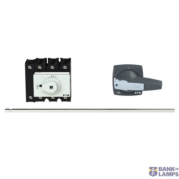 P3 Main switch, 80 A,Rear mounting, 4 pole, Form M4/K2-G, Gray, Short  image 5