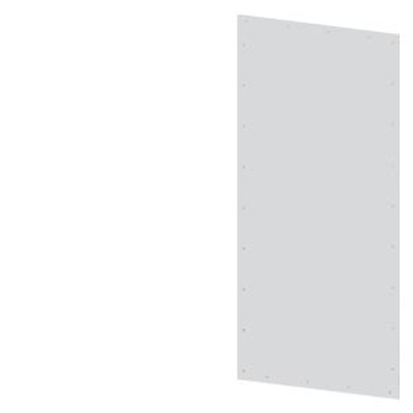 SIVACON, side panel, flat, IP40, H: 1800 mm, W: 800 mm, RAL 7035 image 1