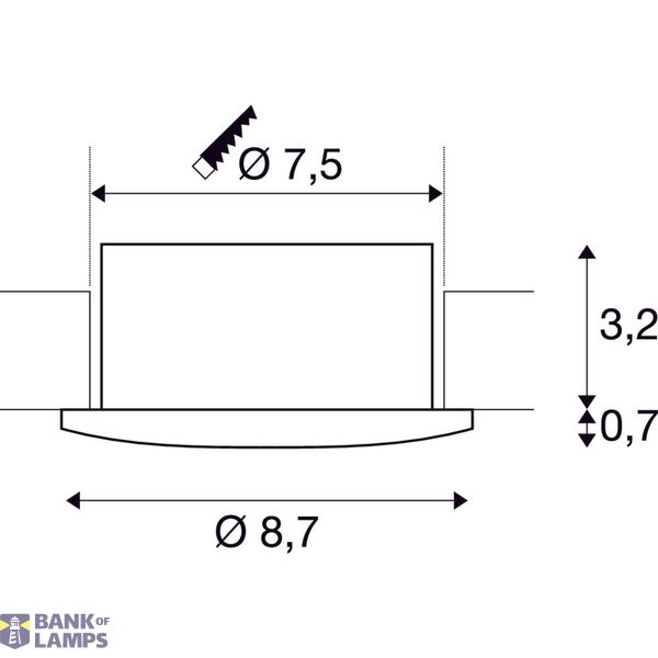 EASY-INSTALL SLIM LED, DL, indoor recessed ceiling light, 3000K, white image 4