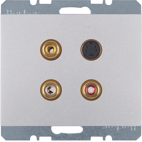 3 x Cinch/S-Video soc. out., K.5, al., matt, lacq. image 1