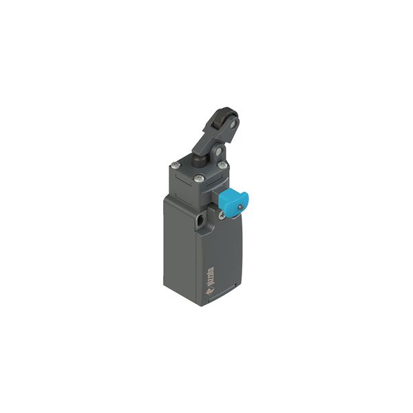 Position switch with one-way roller and reset device image 1