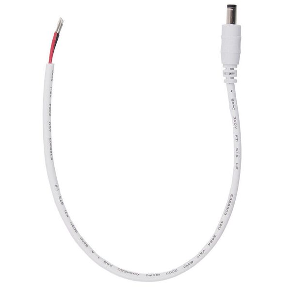 Power connector fork free end (AWG 18/0.85 mm2) white max. 8 A length 325 mm image 1