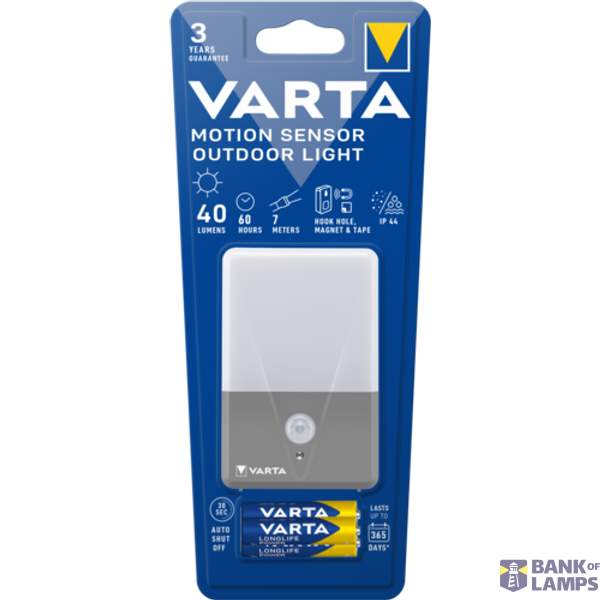 VARTA 16634 Motion Sensor Outdoor Light BL1 image 1