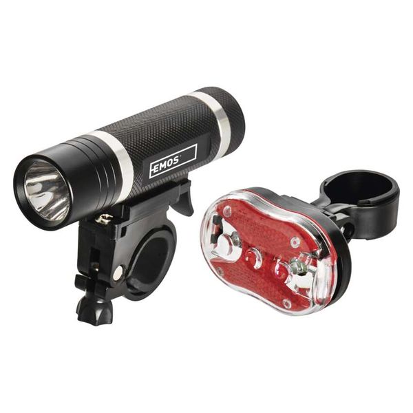LED Bicycle Front Light + Back Light 150 lm, 5× AAA image 1