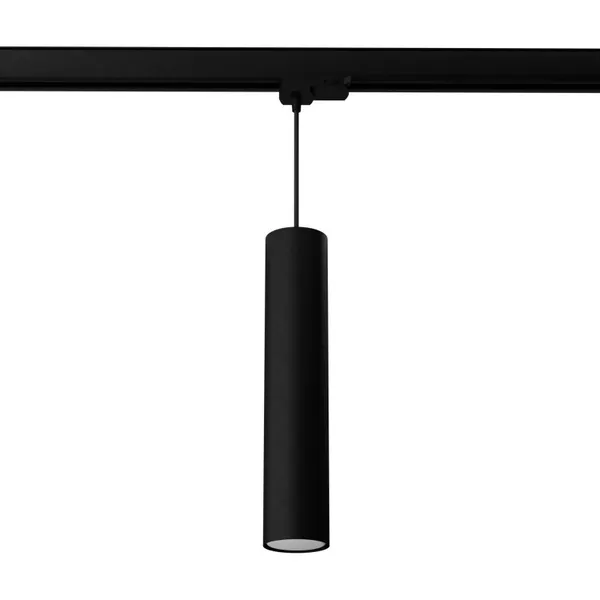 HANGING LAMP FOR 3-PHASE RAIL LAGOS BLACK GU10 4000K 7W 530LM MYL.00003 image 1