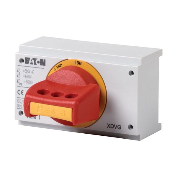 NZM2-XDVGR Rotary handle, toggle, red, lockable, size 2 image 6