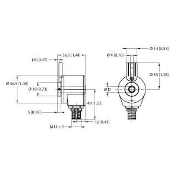 Incremental Encoder Industrial Line   REI-05I8T-4A2500-H1181 image 1