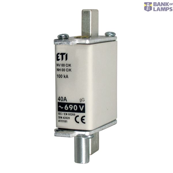 NH000/K gG 40A/690V image 2