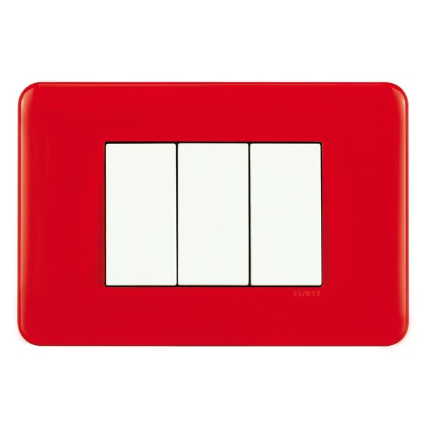 FRAME 3 MOD F/ ADAPTER 3 MOD RED image 1