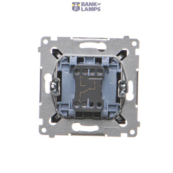 Single switch with a key - 2 positions "0-1", black matt, 5A image 1