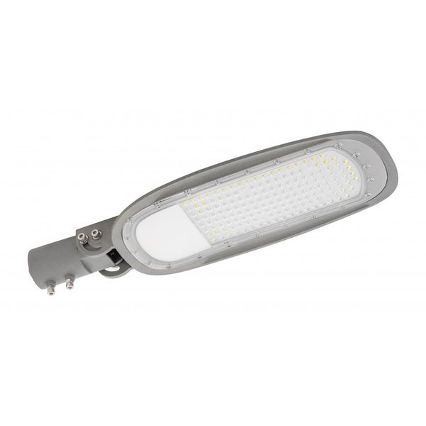LED street luminaire INDIANA, 100 W, 13000 lm, 4000K, AC220-240V, 120°, 10KV, IP65, gray image 1