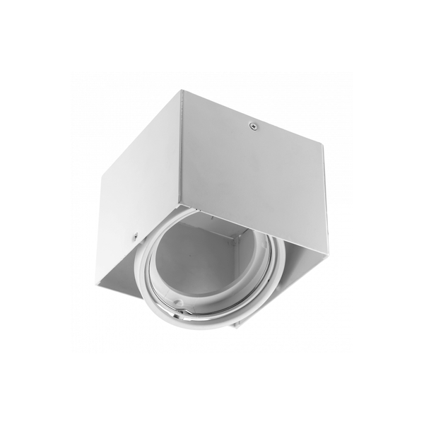 Ceiling luminaire housing PIREO N, surface-mounted, single, IP20, white image 1