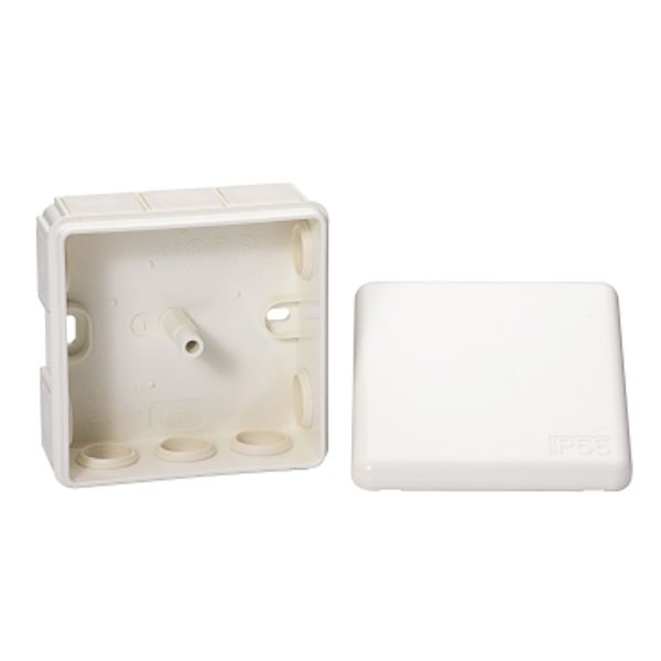 Mureva - installation box U56, IP55, 87/39/87, without terminal block with 10 grommets (IMT34128) image 2