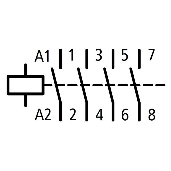 4-pole contactor, 160A/AC-1, coil 230VAC image 4
