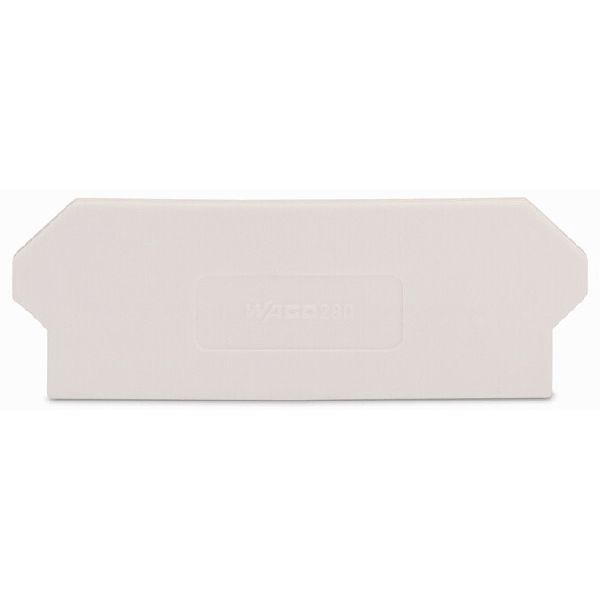 Separator plate 2 mm thick oversized light gray image 3