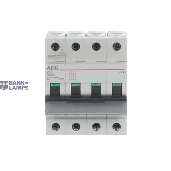 EP64 C16 Miniature Circuit Breaker - 4P - C - 16 A image 4