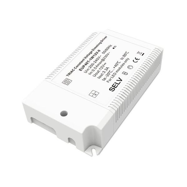 LED driver 0-40W 12V 3300mA DC Phase-Cut CV image 1
