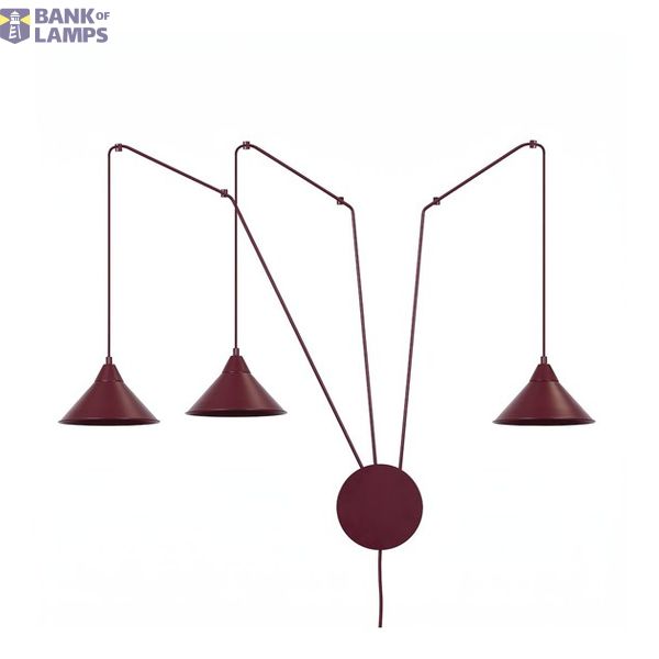 ABRAMO 3 BURGUNDY image 1