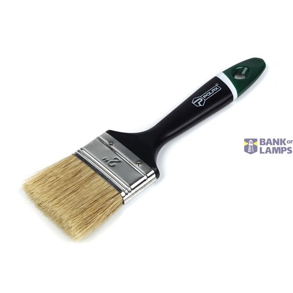 Flat brush with plastic handle "ENGLISH" 4" / 100mm image 1