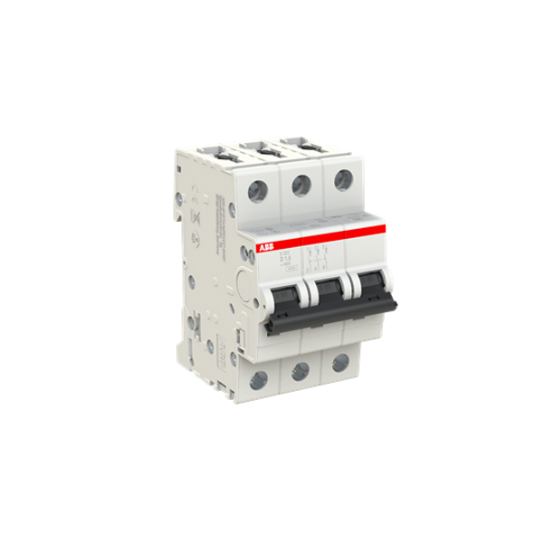 S203-D1.6 Miniature Circuit Breaker - 3P - D - 1.6 A image 2