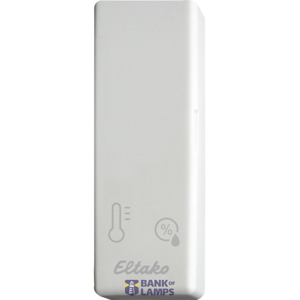 Wireless temperature+humidity sensor, polar white mat image 1