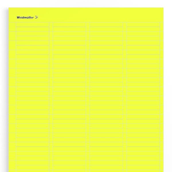 LaserMark, Device markers, 50 x 12 mm, Siemens, yellow image 1